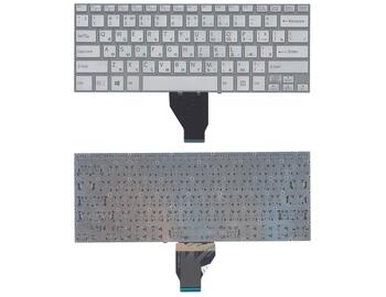 Клавиатура для ноутбука Sony Vaio (Fit 14E) Silver, с подсветкой (Light), (No Frame) RU