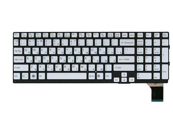 Клавиатура для ноутбука Sony Vaio (VPC-SE) Silver, (No Frame), RU - фото 2