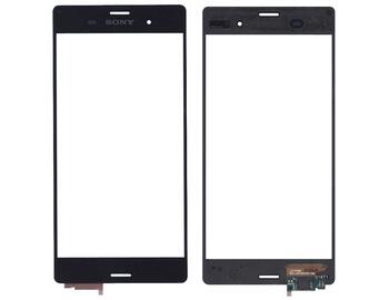 Тачскрин (Сенсорное стекло) для смартфона Sony Xperia Z3 D6603, D6633, D6643, D6653, D6616, L55T черный