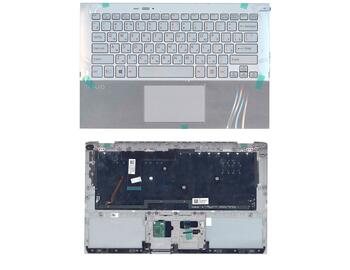 Клавиатура для ноутбука Sony Vaio (SVP11) Silver, (Silver TopCase), RU