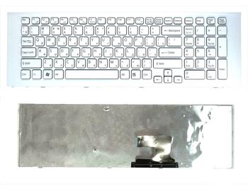 Клавиатура для ноутбука Sony Vaio (VPC-EJ) White, (White Frame), RU
