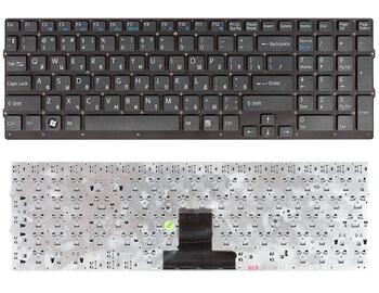 Клавиатура для ноутбука Sony Vaio (VPC-EB) Black, (Black Frame) RU