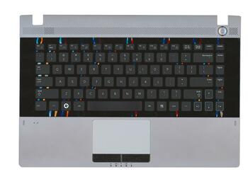 Клавиатура для ноутбука Samsung (RC410) Black, (Black-Gray TopCase), RU
