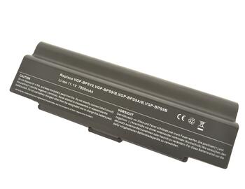 Усиленная аккумуляторная батарея для ноутбука Sony VAIO VGP-BPS9B VGN-NR260E 11.1V Black 7800mAh OEM - фото 3