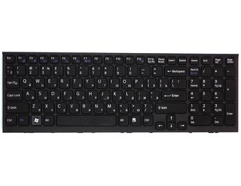 Клавиатура для ноутбука Sony Vaio (VPC-EL) Black, (Black Frame) RU - фото 2