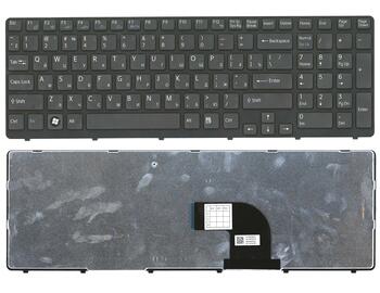 Клавиатура для ноутбука Sony Vaio (SVE15, SVE1511V1R) Black, (Black Frame) RU