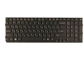 Клавиатура для ноутбука Sony Vaio (VPC-CB, VPC-CB17, VPCCB3S1R, VPCCB2S1R) Black, (No Frame) RU - фото 2