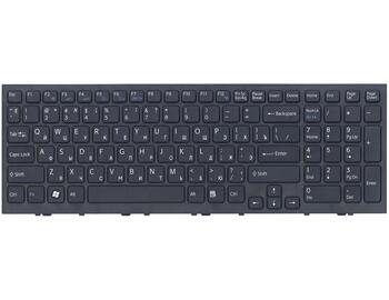 Клавиатура для ноутбука Sony Vaio (VPC-EE, VPCEE) Black, (Black Frame) RU - фото 2