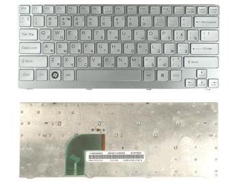 Клавиатура для Sony Vaio (VGN-CR) Silver, (Silver Frame) RU