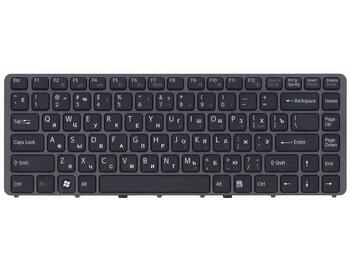 Клавиатура для ноутбука Sony Vaio (VGN-NW) Black, (Black Frame) RU - фото 2