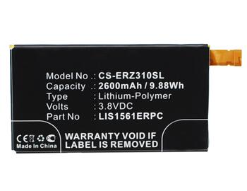 Аккумуляторная батарея для Sony CS-ERZ310SL Xperia Z3 Compact D5803 LTE 3.8V Black 2600mAh 9.88Wh