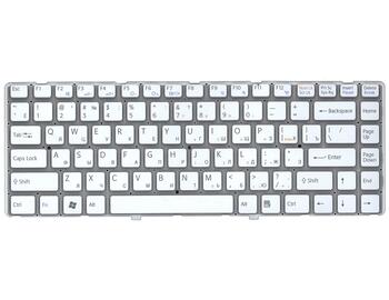 Клавиатура для ноутбука Sony Vaio (VPC-EA) White, (No Frame) RU - фото 2