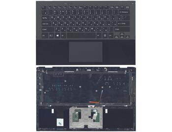 Клавиатура для ноутбука Sony (SVP13) с подсветкой (Light), Black, (Black TopCase), RU