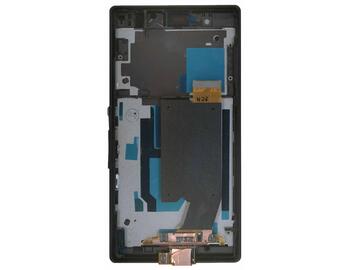 Матрица с тачскрином (модуль) для Sony Xperia Z C6603 черный с рамкой