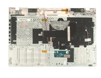Клавиатура для ноутбука Samsung (QX530) Black, (Silver TopCase), RU - фото 2