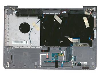 Клавиатура для ноутбука Samsung (535U4C) Black, (Gray TopCase), RU - фото 2
