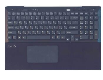 Клавиатура для ноутбука Sony Vaio (SVS15) Black с подсветкой (Light), (Black TopCase), RU - фото 2