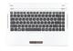 Клавиатура для ноутбука Samsung (Q330) Black, (White TopCase), RU