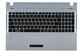 Клавиатура для ноутбука Samsung (Q530) Black, (Silver TopCase), RU