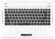 Клавиатура для ноутбука Samsung (Q430) Black, (Silver TopCase), RU