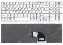 Купить Клавиатура для ноутбука Sony Vaio (SVE15, SVE1511V1R) White, (White Frame) RU