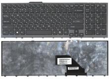 Купить Клавиатура для ноутбука Sony Vaio (VPC-F11, VPC-F12, VPC-F13) Black, (Gray Frame) RU