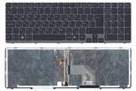 Клавиатура для ноутбука Sony Vaio (SVE15) Black, с подсветкой (Light), (Silver Frame), RU